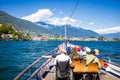 Ascona, Switzerland Ã¢â¬â JUNE 24, 2015: Passengers will enjoy the Royalty Free Stock Photo